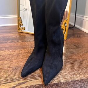 Marc Fisher Black Heeled Boots
